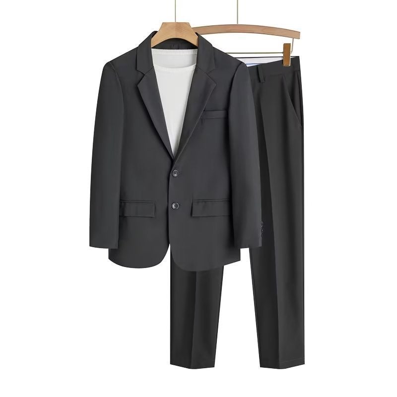 Sale Thin Loose Drape Suit Men'S Business Formal Casual Trendy Stylish Blazer Jacket - Image 5